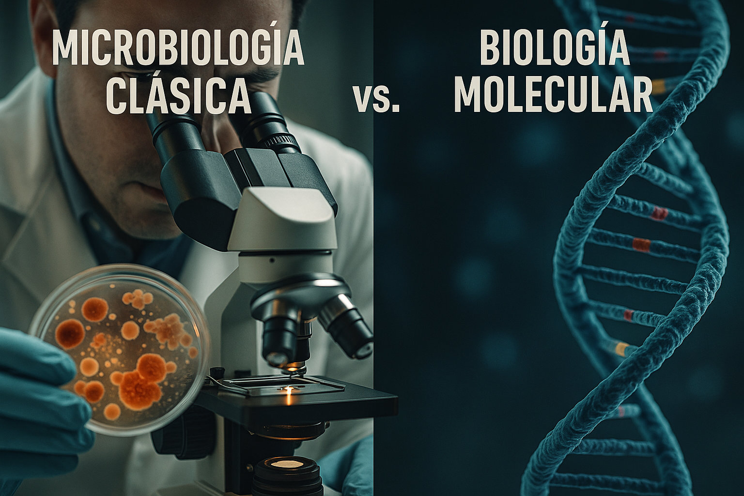 Comparativa entre Microbiología Clásica y Biología Molecular qPCR